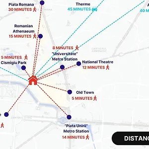 Modern & Spacious - Prime Location Bucharest's Old Town Appartamento Bucarest